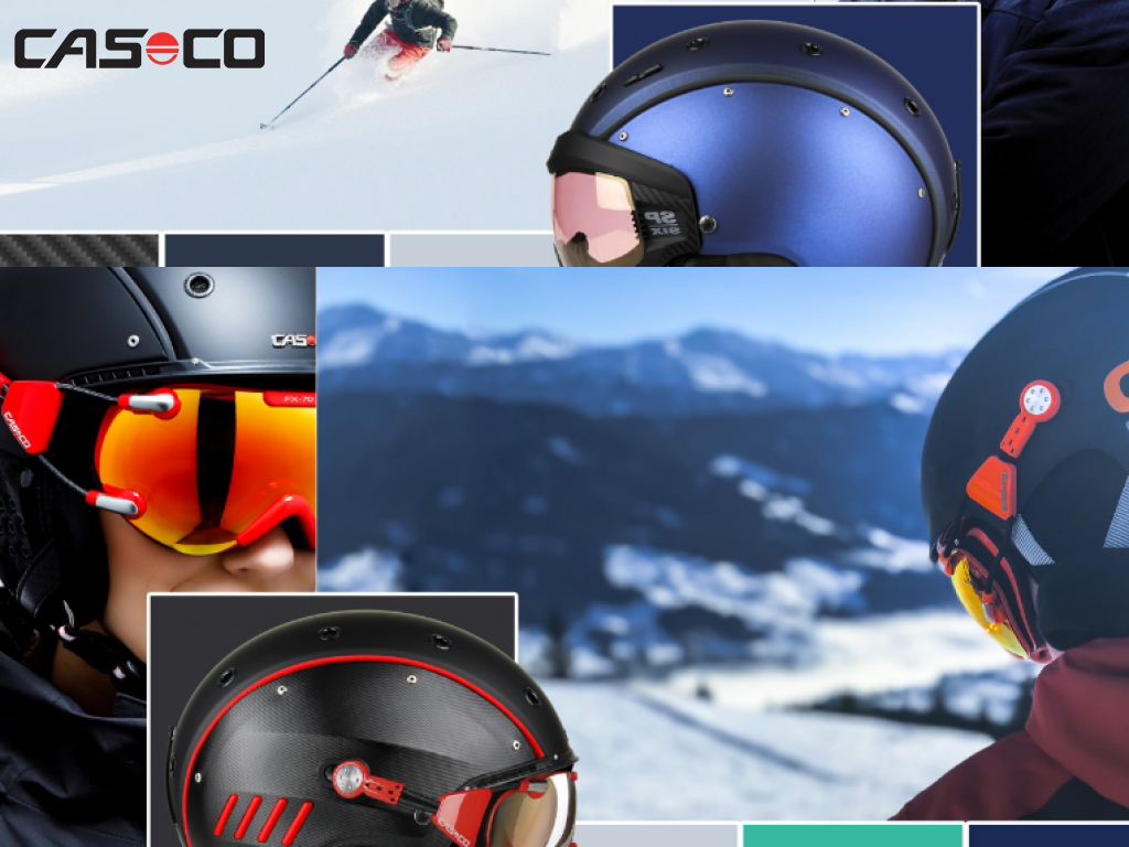 ski/snowboard helmet CASCO MINI PRO 89 white/black 